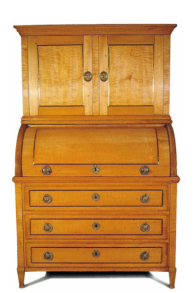 S-Bohm-Directoire-Roll-Sekretaer-Bureau-a-Cylindre